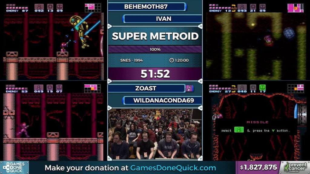 AGDQ gameplay