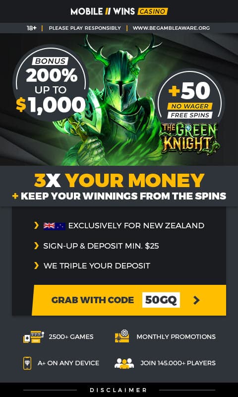 $1000 Bonus + 50 Free Spins
