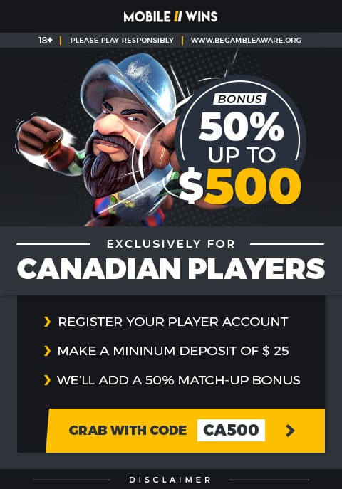$500 Bonus | Mobile Wins Casino