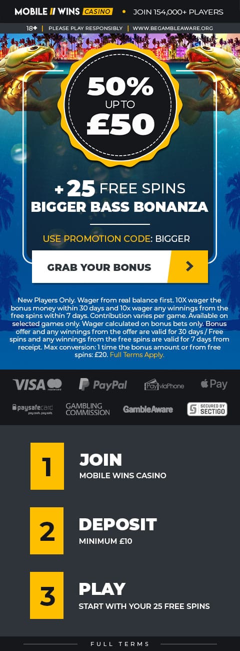 Promotion 50% + 25FS