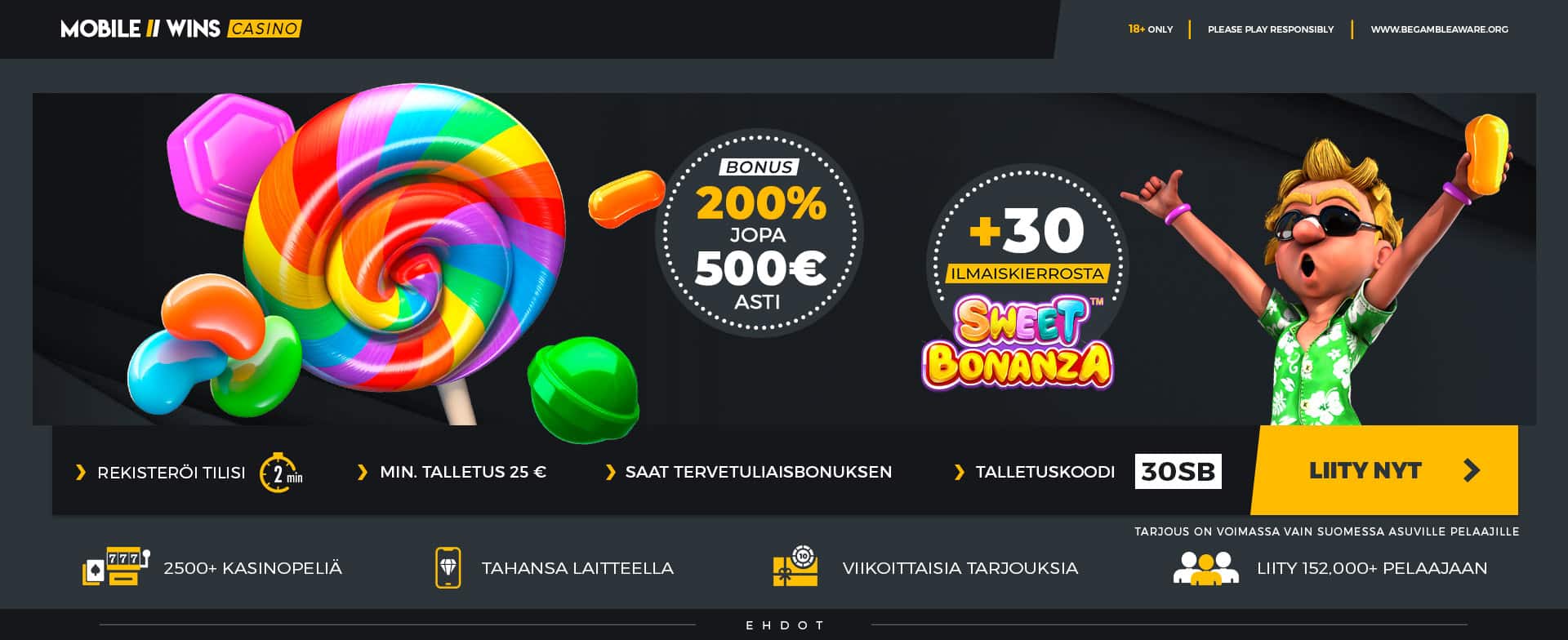 500€ Bonus | Mobile Wins Casino